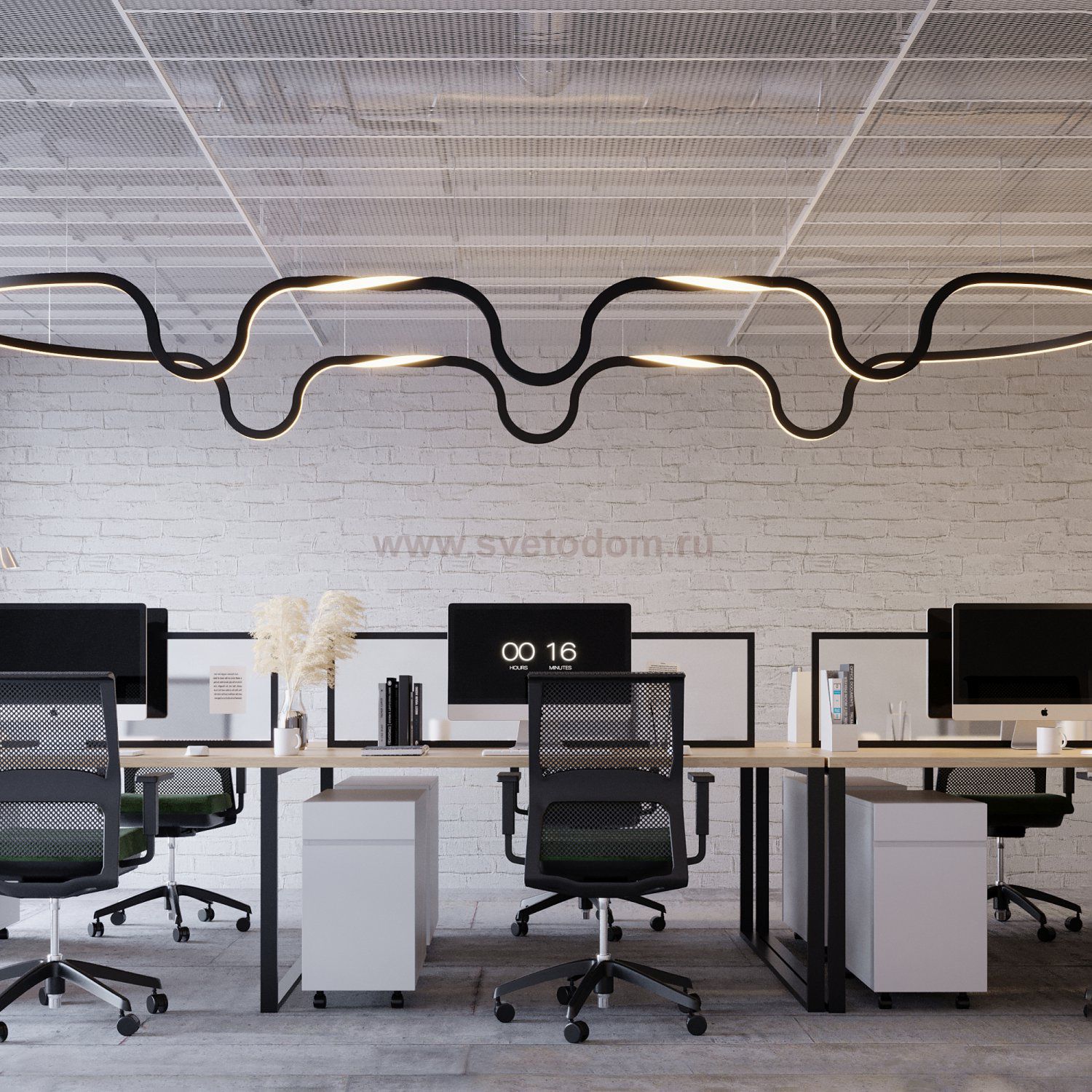 Профиль SL-ARC-3535-D320-N90 BLACK (260мм, дуга 1 из 4) (Arlight, Алюминий) Arlight 32677