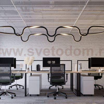 Профиль SL-ARC-3535-D320-N90 BLACK (260мм, дуга 1 из 4) (Arlight, Алюминий) Arlight 32677