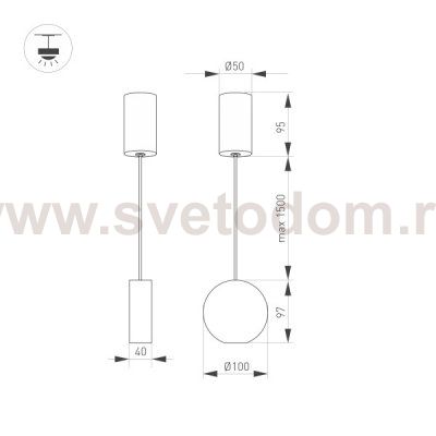 Светильник SP-ELEMENTA-ROLL-R100-9W Day4000 (BK, 39 deg, 230V) (Arlight, IP40 Металл, 3 года) Arlight 32766