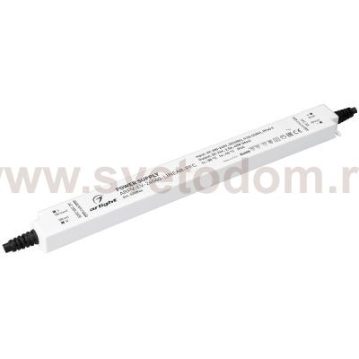 Блок питания ARPV-LV-24060-LINEAR-PFC (24V, 2.5A, 60W) (Arlight, IP66 Пластик, 3 года) Arlight 32844
