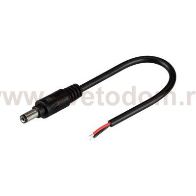 Коннектор выводной DC-MONO-2PIN-L150-M (JACK 5.5, LOCK) (Arlight, -) Arlight 32853