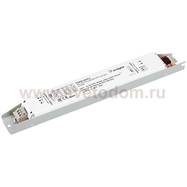 Блок питания ARJ-SP-90-LINEAR-PFC-HV-ADJ (90W, 350-700mA) (Arlight, IP20 Металл, 5 лет) Arlight 32901