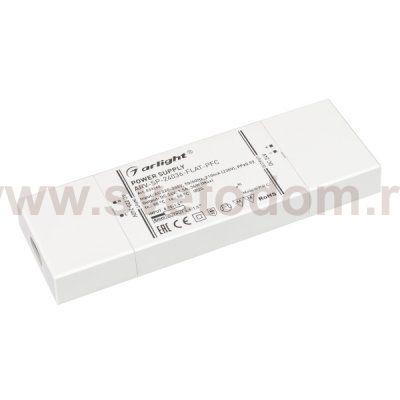 Блок питания ARV-SP-24036-FLAT-PFC (24V, 1.5A, 36W) (Arlight, IP20 Пластик, 5 лет) Arlight 33260