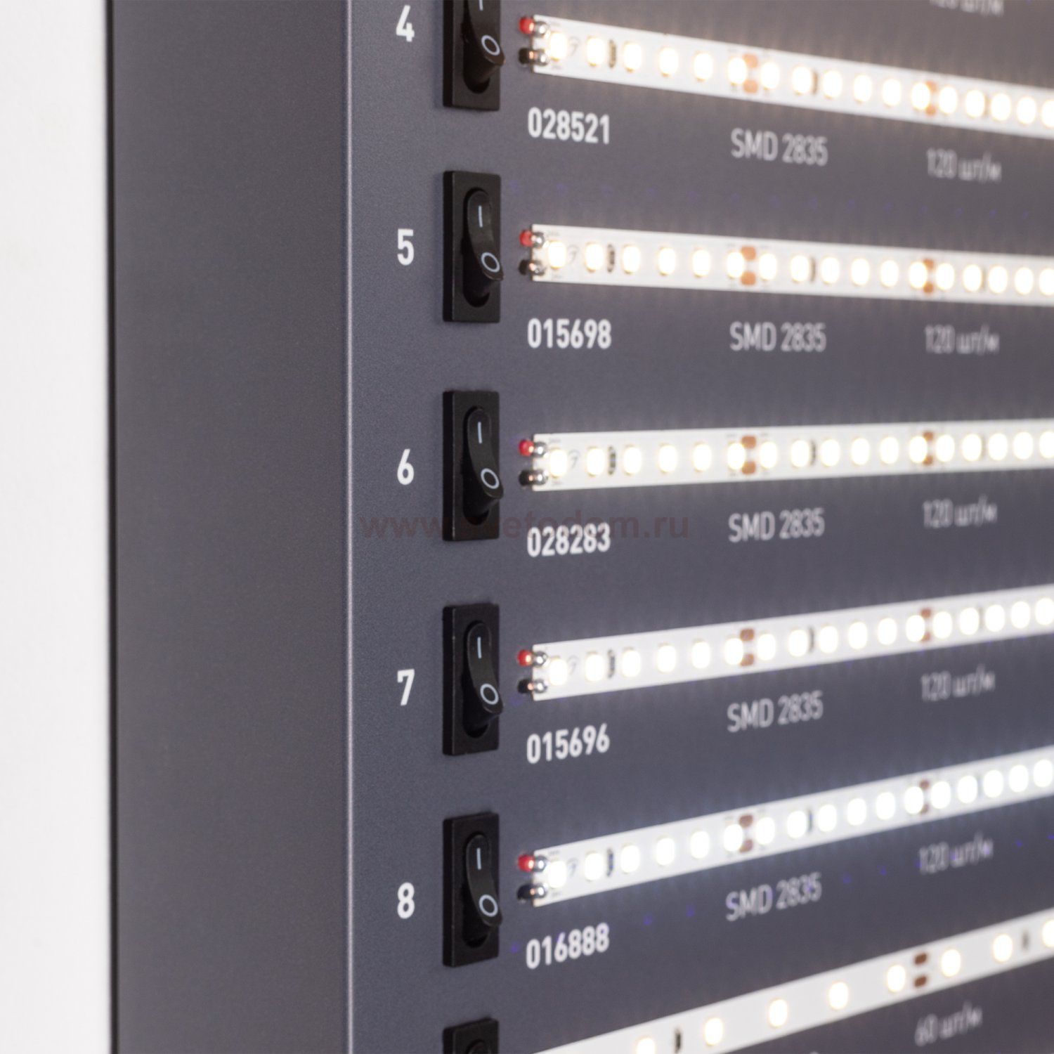 Стенд Ленты Универсальные RT-LUX-E35-600х830mm (DB 3мм, пленка, подсветка) (Arlight, -) Arlight 33454