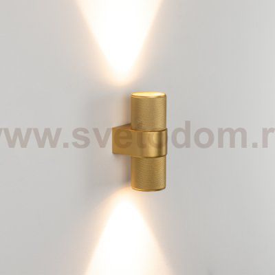 Светильник SP-SPICY-WALL-TWIN-S180x72-2x6W Warm3000 (GD, 40 deg) (Arlight, IP20 Металл, 3 года) Arlight 33733