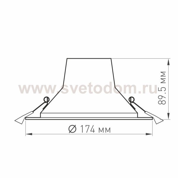 Встраиваемый светильник 