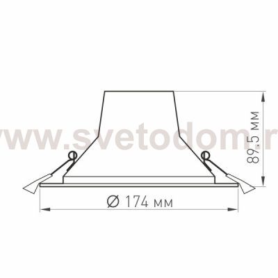 Встраиваемый светильник 
