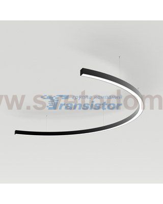 Светильник полукруг из профиля SL-ARC-3535-D1500-A90 BLACK Arlight 34035