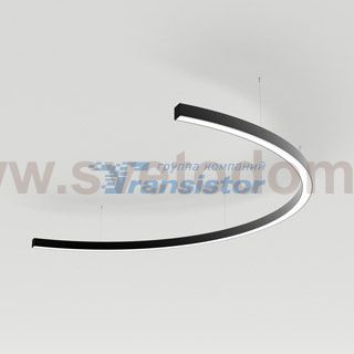 Светильник полукруг из профиля SL-ARC-3535-D1500-A90 BLACK Arlight 34044