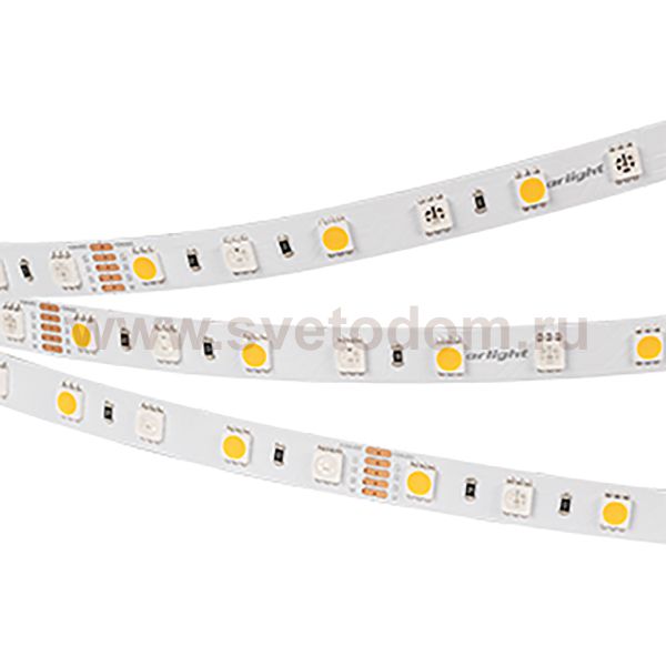 Лента RTW-SE-B60-10mm 24V RGBW-Day (14.4 W/m, IP65, 5060, 5m) (Arlight, Открытый) Arlight 34154