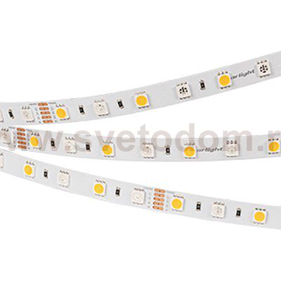Лента RTW-SE-B60-10mm 24V RGBW-Warm (14.4 W/m, IP65, 5060, 5m) (Arlight, Открытый) Arlight 34185