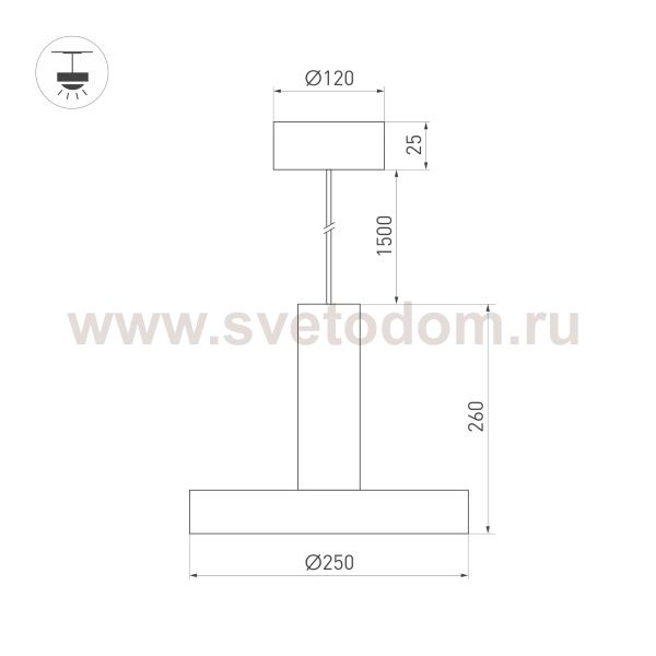 Подвесной светильник Arlight 35924