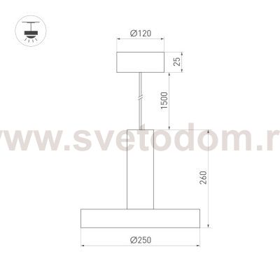 Подвесной светильник Arlight 35924