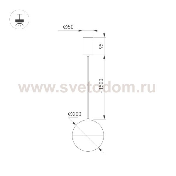 Подвесной светильник Arlight 35996