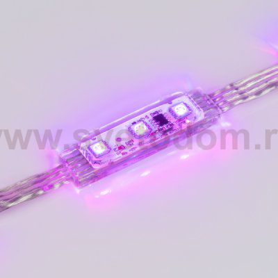 Модуль управляемый DMX-B3 12V RGB (0.72W, IP68, 140 deg) (Arlight, Пластик, 3 года) Arlight 36773