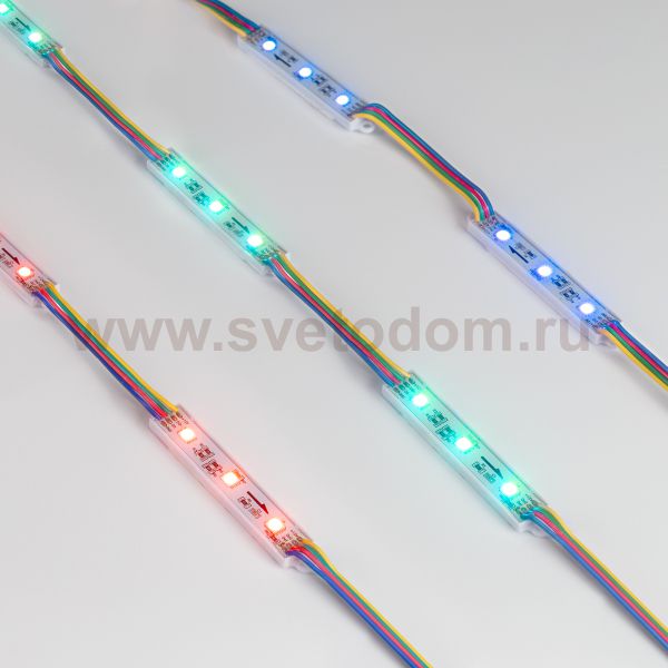 Модуль управляемый SPI-B3 12V RGB-RAM (0.6W, IP66, 120 deg) (Arlight, Пластик, 3 года) Arlight 36824