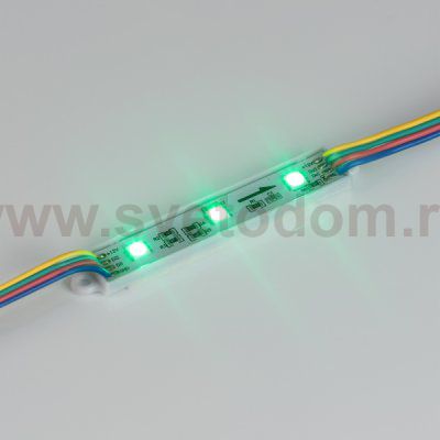 Модуль управляемый SPI-B3 12V RGB-RAM (0.6W, IP66, 120 deg) (Arlight, Пластик, 3 года) Arlight 36824