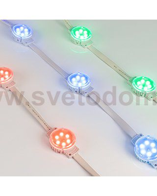 Модуль управляемый SPI-F6-D40 24V RGB-RAM-Auto (1.25W, IP68, 120 deg) (Arlight, Пластик, 3 года) Arlight 36828