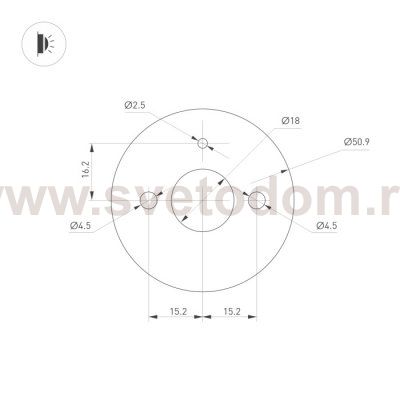 Настенный светильник VINCI 036930 Arlight