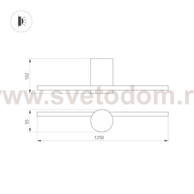 Настенный светильник VINCI 036931 Arlight