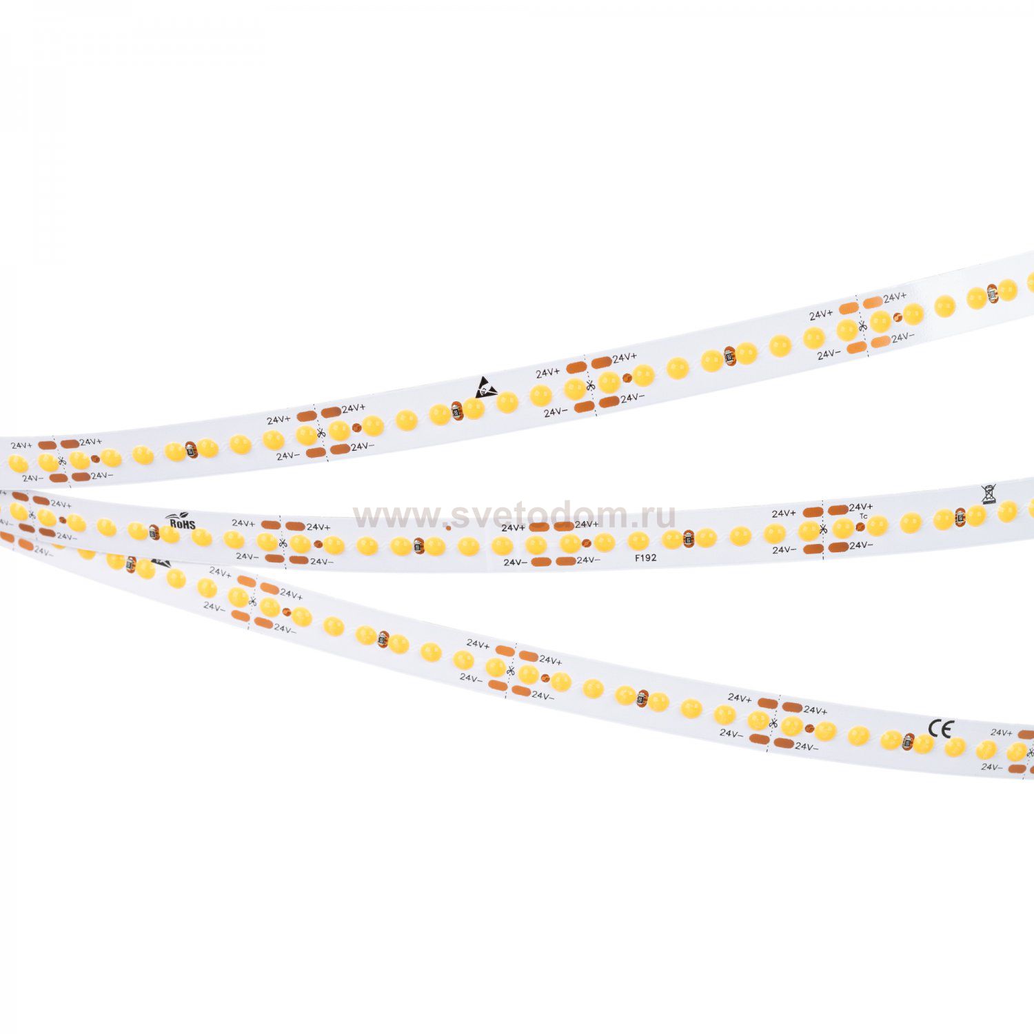 Лента COB-X192-10mm 24V Day4000 (14.4 W/m, IP20, DOT, 5m) (Arlight, Открытый) Arlight 37229