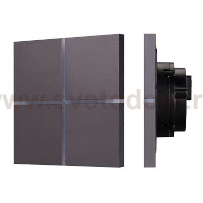 INTELLIGENT ARLIGHT Сенсорная панель KNX-304-13-IN Grey (BUS, Frameless) (IARL, IP20 Металл, 2 года) Arlight 38309