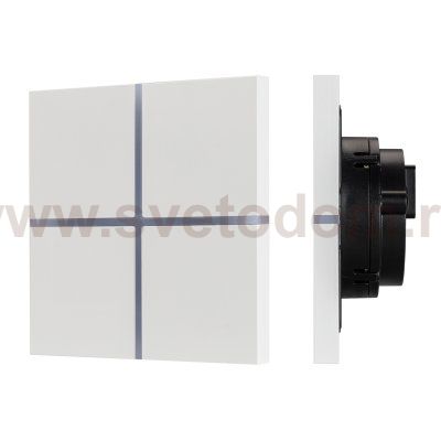 INTELLIGENT ARLIGHT Сенсорная панель KNX-304-13-IN White (BUS, Frameless) (IARL, IP20 Металл, 2 года) Arlight 38310