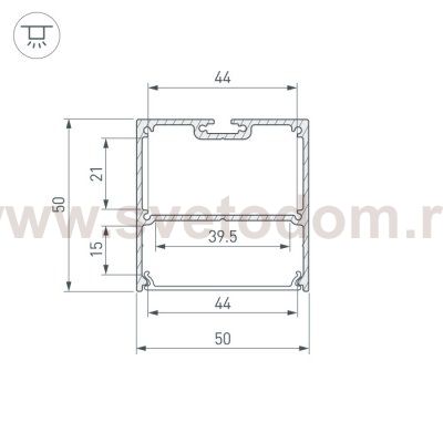 Профиль SL-LINE 038434 Arlight