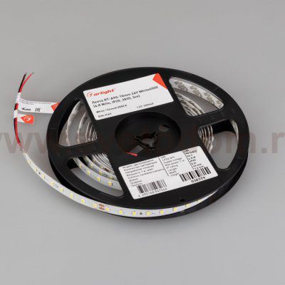 Лента RT-A90-10mm 24V White6000 (4.8 W/m, IP20, 2835, 5m) (Arlight, высок.эфф.200 лм/Вт) Arlight 38779