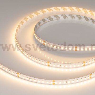 Лента RT-A144-10mm 24V Warm2700 (7.7 W/m, IP20, 2835, 5m) (Arlight, высок.эфф.200 лм/Вт) Arlight 38781