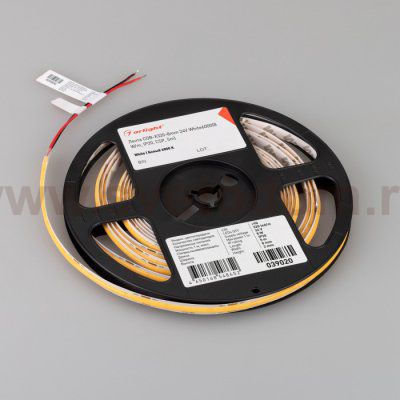 Лента COB-X320-8mm 24V White6000(8 W/m, IP20, CSP, 5m) (Arlight, -) Arlight 39020