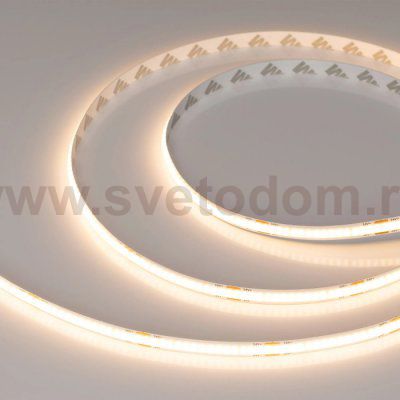 Лента COB-X320-8mm 24V Warm3000(8 W/m, IP20, CSP, 5m) (Arlight, -) Arlight 39022