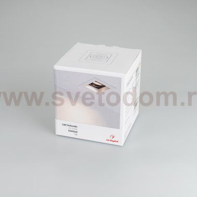 Светильник CL-SNODO-LUM-S102x102-9W Day4000 (WH-BK, 38 deg) (Arlight, IP20 Металл, 3 года) Arlight 39275