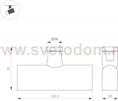 Трековый светильник APRIORI 039284 Arlight