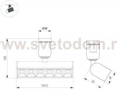 Трековый светильник APRIORI 039285 Arlight