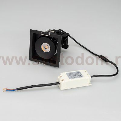 Светильник CL-SNODO-LUM-S80x80-9W Warm3000 (BK, 45 deg) (Arlight, IP20 Металл, 3 года) Arlight 39323