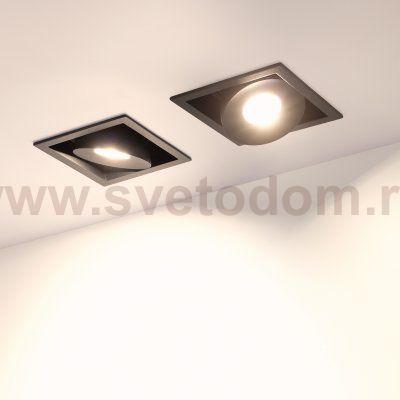 Светильник CL-SNODO-LUM-S80x80-9W Warm3000 (BK, 45 deg) (Arlight, IP20 Металл, 3 года) Arlight 39323