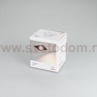 Светильник CL-SNODO-LUM-S80x80-9W Warm3000 (BK, 45 deg) (Arlight, IP20 Металл, 3 года) Arlight 39323