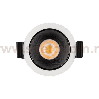 Светильник MS-SHADE-LUM-BUILT-R58-10W Warm3000 (WH-BK, 35 deg, 230V) (Arlight, IP20 Металл, 5 лет) Arlight 39326