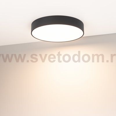 Светильник IM-RONDO-EMERGENCY-3H-R400-40W Warm3000 (BK, 120 deg, 230V) (Arlight, IP40 Металл, 2 года) Arlight 39650