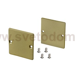 Заглушка SL-LINE-3638-LW GOLD глухая (Arlight, Металл) Arlight 39983