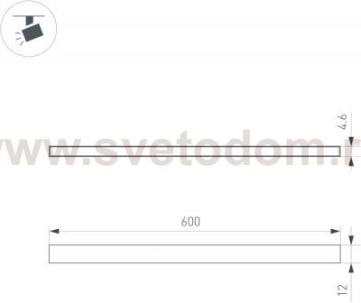 Трековый светильник MAG-MICROCOSM 043268 Arlight