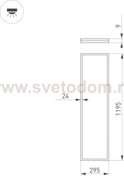 Светодиодная панель INTENSO 043555 Arlight