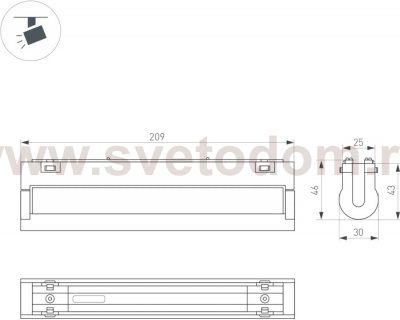 Трековый светильник MAG-VIBE 044428 Arlight