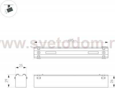 Трековый светильник MAG-VIBE 044437 Arlight