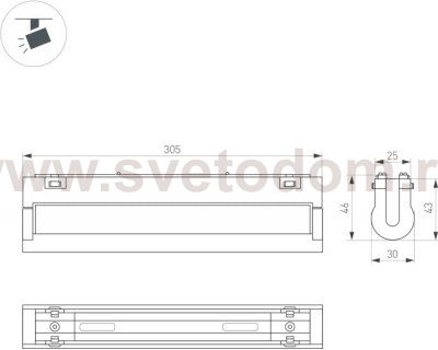 Трековый светильник MAG-VIBE 044450 Arlight