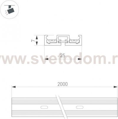 Шинопровод MAG-VIBE 044504 Arlight