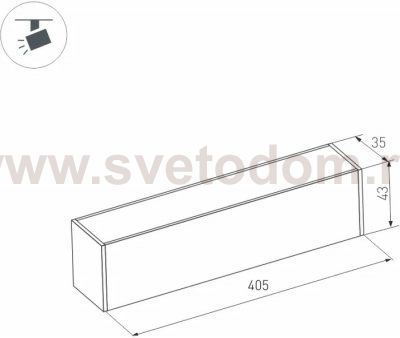 Трековый светильник MAG-45 046580 Arlight