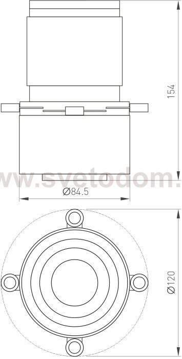 Насадка кадрирующая CALIPSO 046747 Arlight