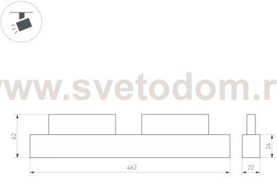 Трековый светильник MAG-FLEX 047206 Arlight